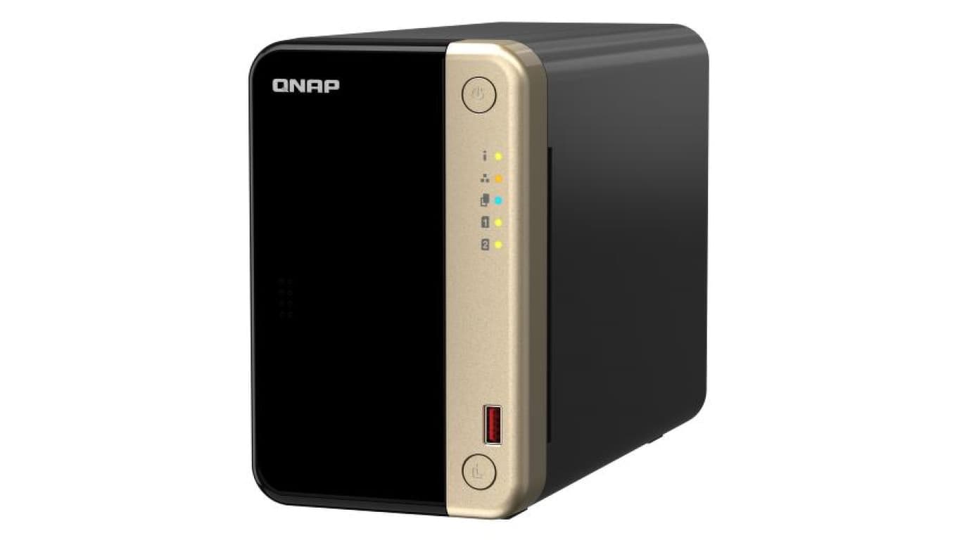QNAP TS-264-8G 2-zatokowy serwer NAS, Intel Celeron, 8GB RAM, 2x 2,5GbE RJ-45, Tower