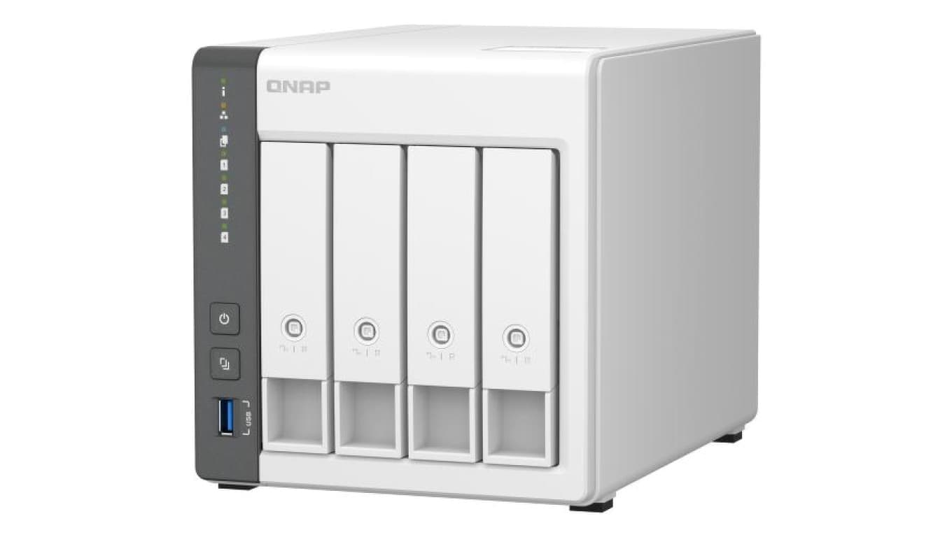 QNAP TS-433-4G 4-zatokowy serwer NAS, ARM, 4GB RAM, 1x 2,5GbE RJ-45, Tower