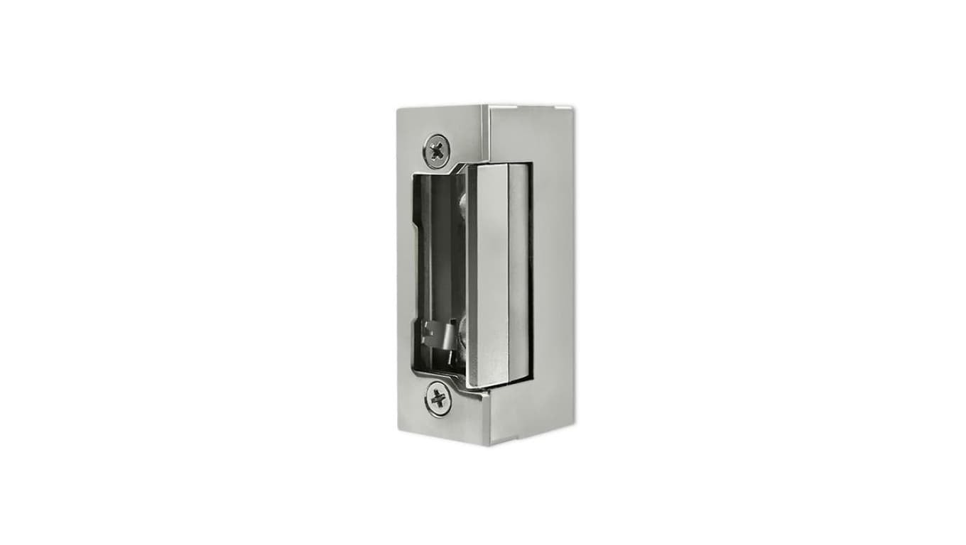 Qoltec Elektrozaczep symetryczny rygiel 12V Stal nierdzewna