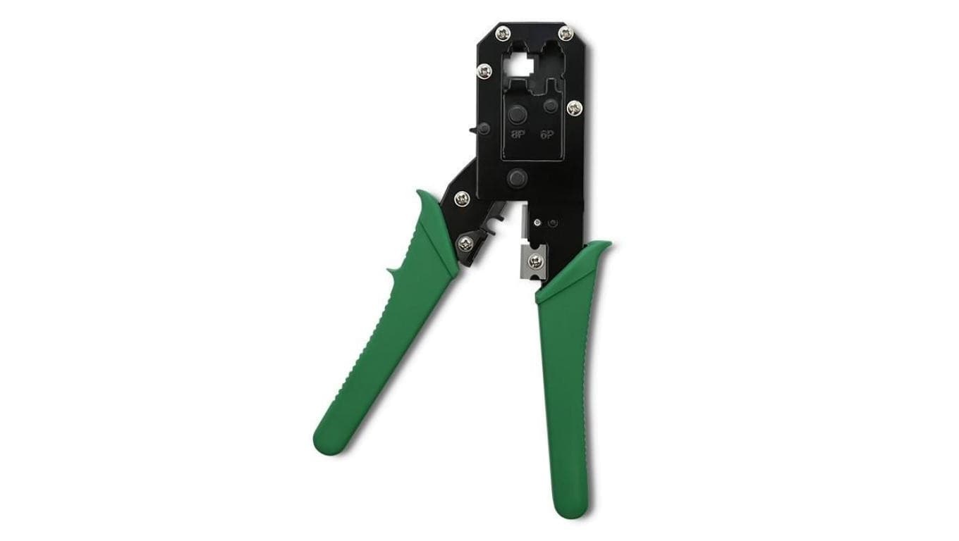 Qoltec Modułowa zaciskarka do cięcia i zaciskania kabli Ethernet 8P 6P 4P