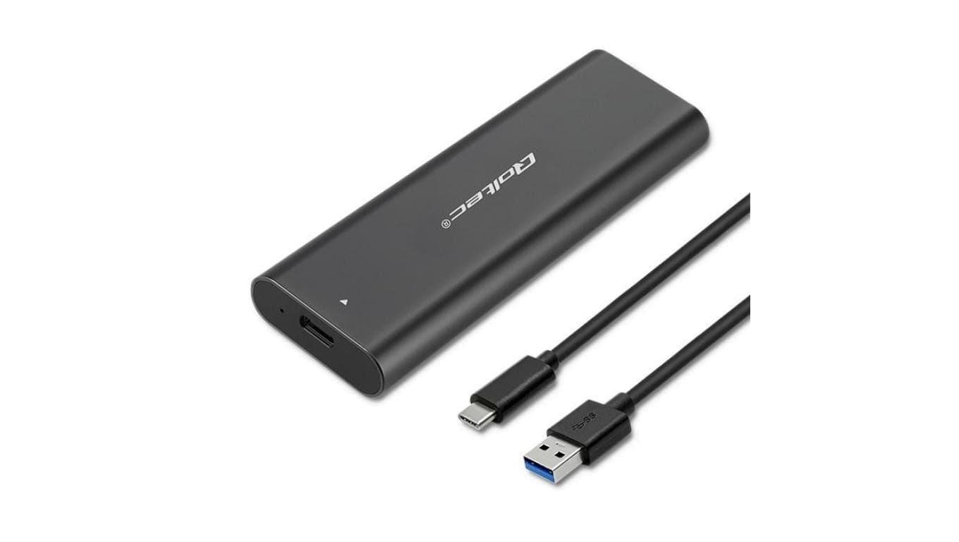 Qoltec Obudowa kieszeń do dysków M.2 SSD NVME PCI-E USB typ C