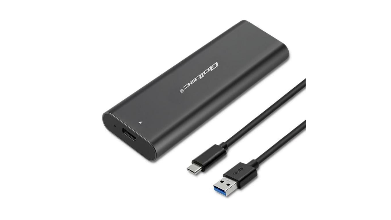 Qoltec Obudowa kieszeń do dysków M.2 SSD NVME PCI-E USB typ C