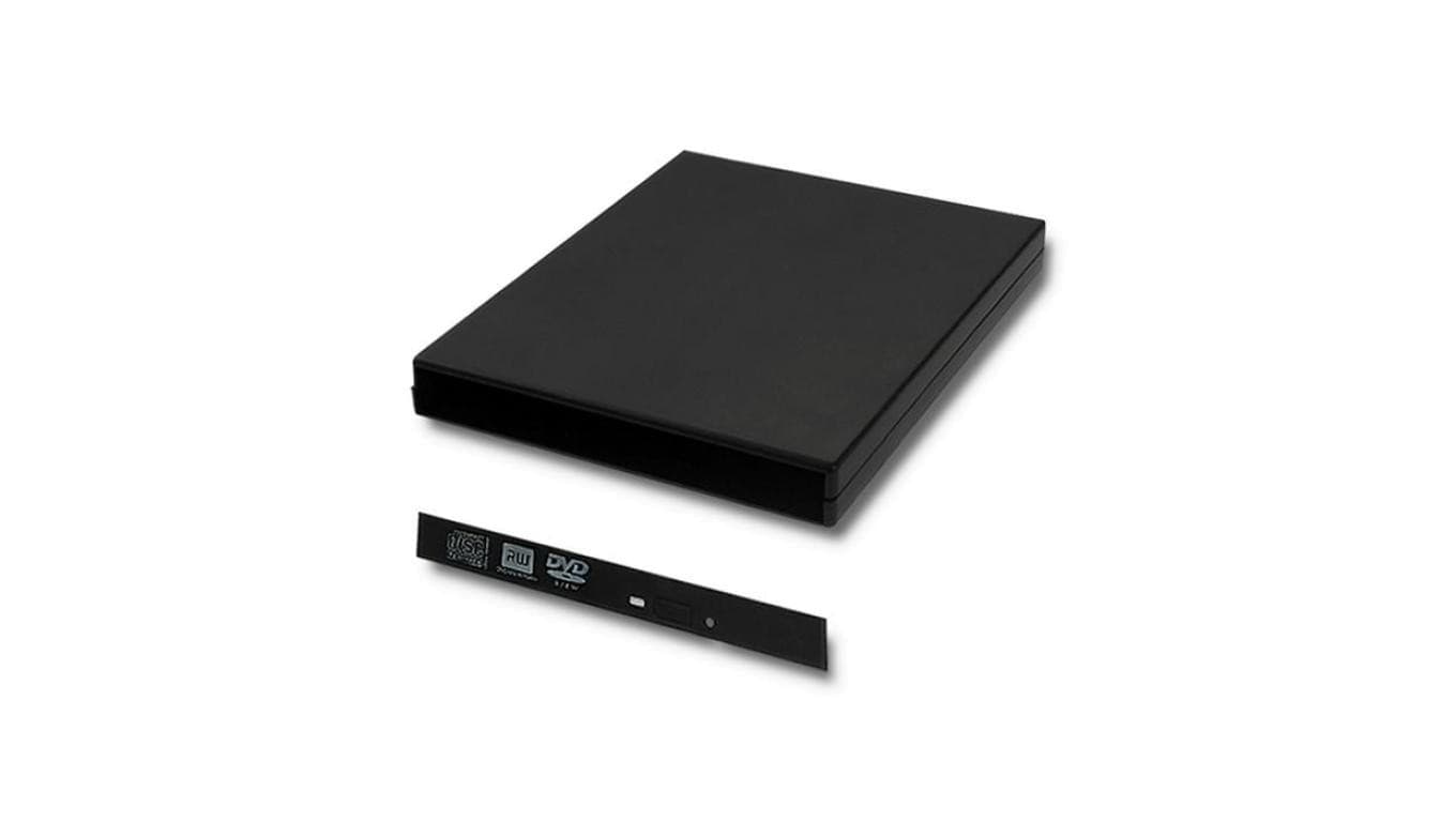 Qoltec Obudowa/kieszeń na napęd optyczny CD/DVD SATA USB 2.0 12.7mm