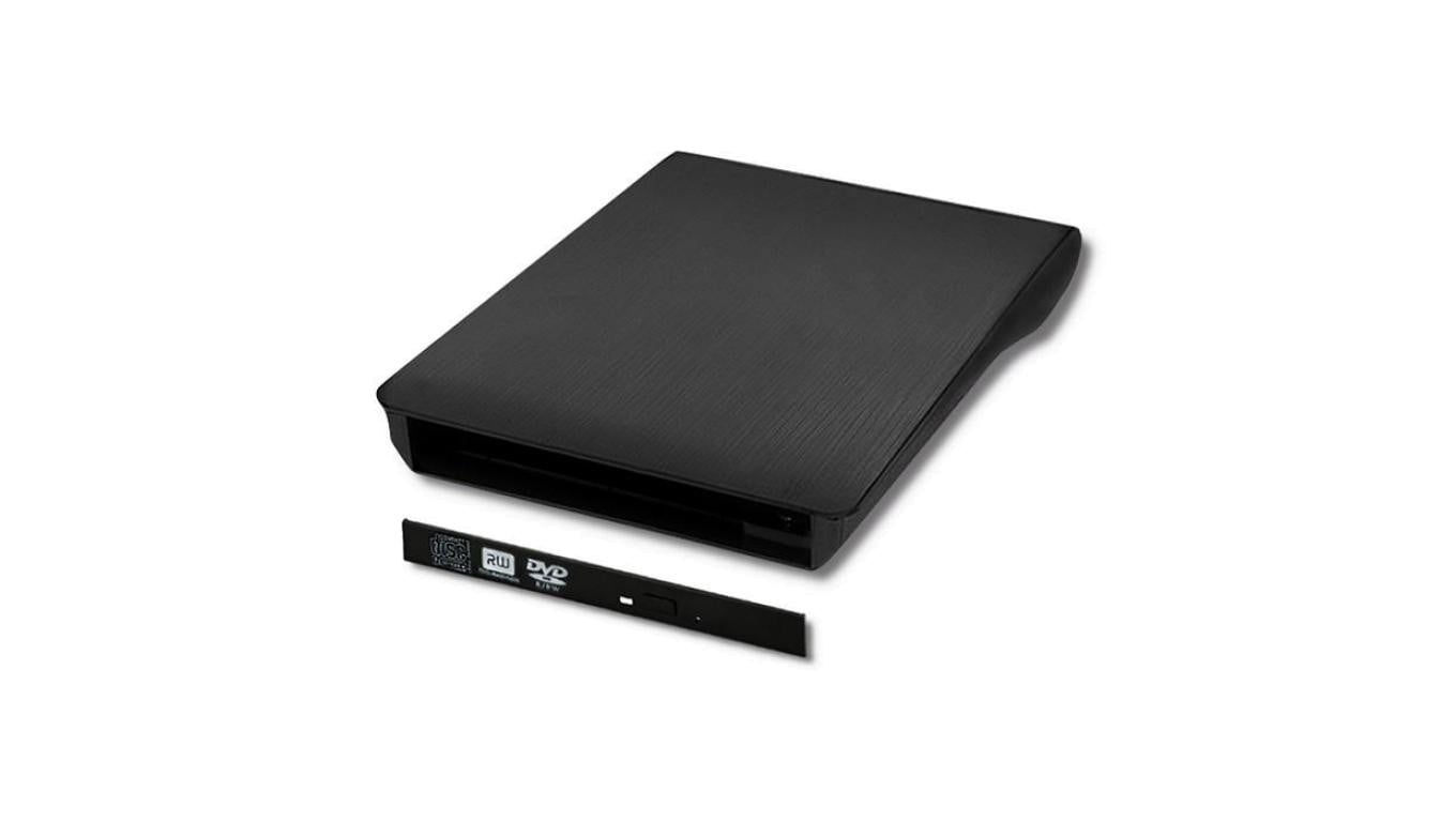 Qoltec Obudowa/kieszeń na napęd optyczny CD/DVD SATA USB 2.0 12.7mm wbudowany kabel