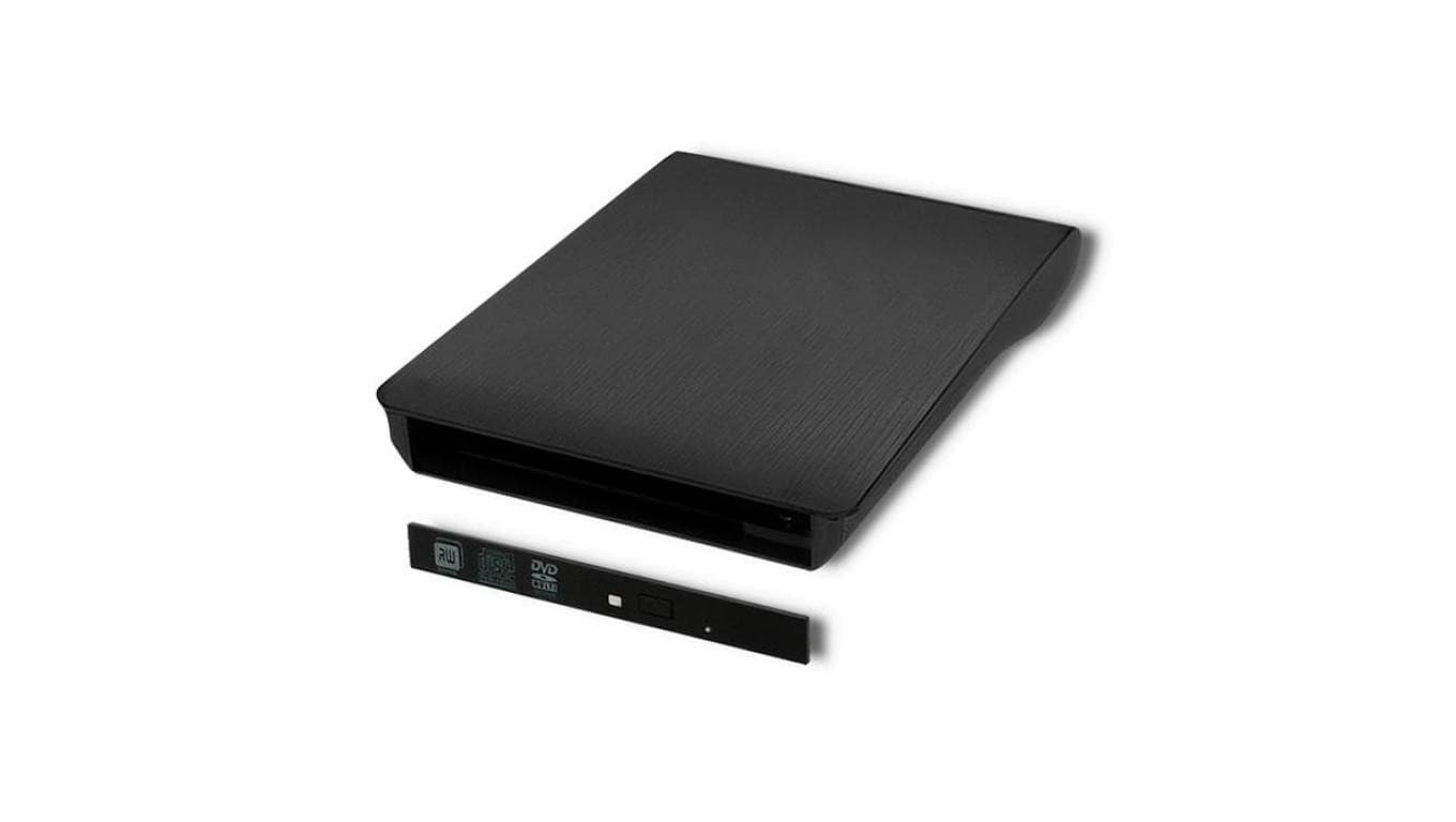 Qoltec Obudowa/kieszeń na napęd optyczny CD/DVD SATA USB 3.0 9.5mm wbudowany kabel