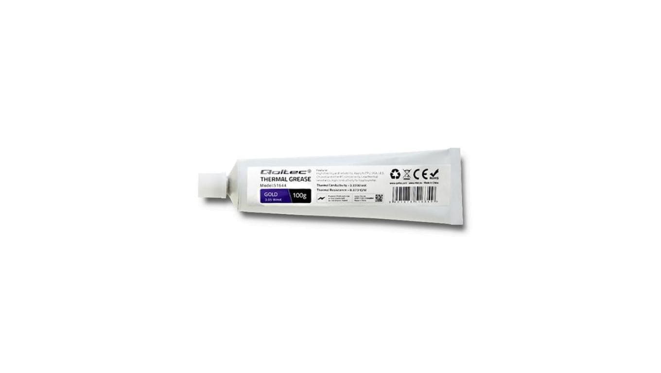 Qoltec Pasta termoprzewodząca 3.05 W/m-K 100g Złota