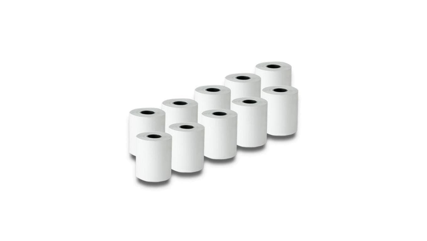 Qoltec Rolka termiczna 57 x 27 55g/m2 10szt. BPA free