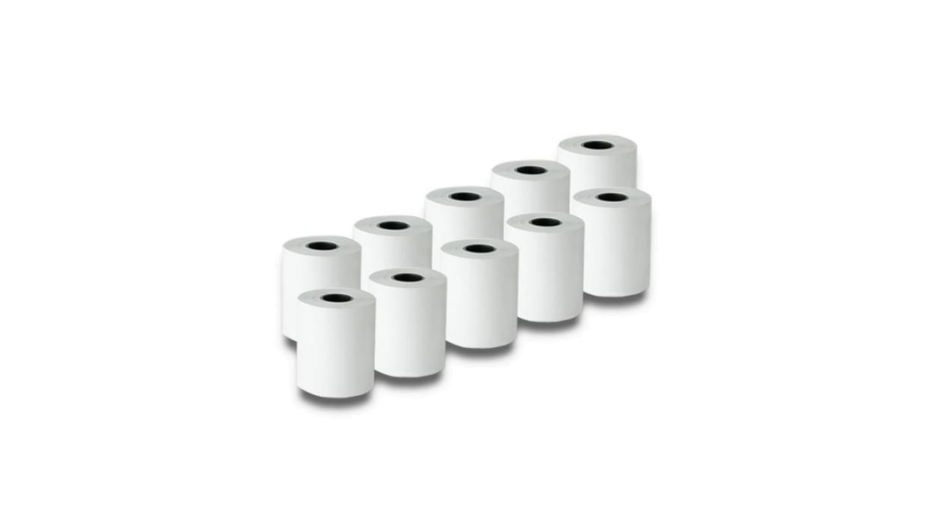Qoltec Rolka termiczna 57 x 27 55g/m2 10szt. BPA free
