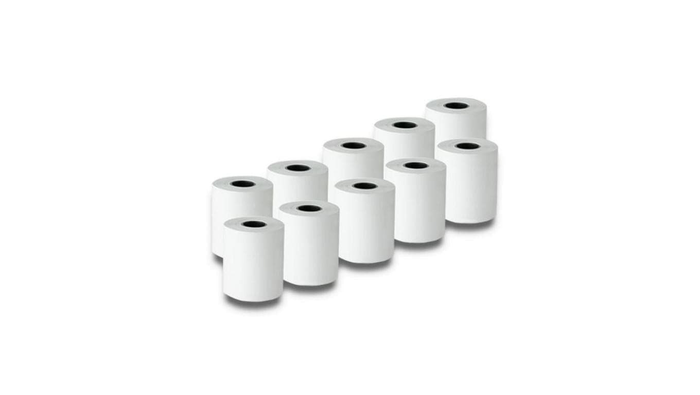 Qoltec Rolka termiczna 57 x 30 55g/m2 10szt. BPA free