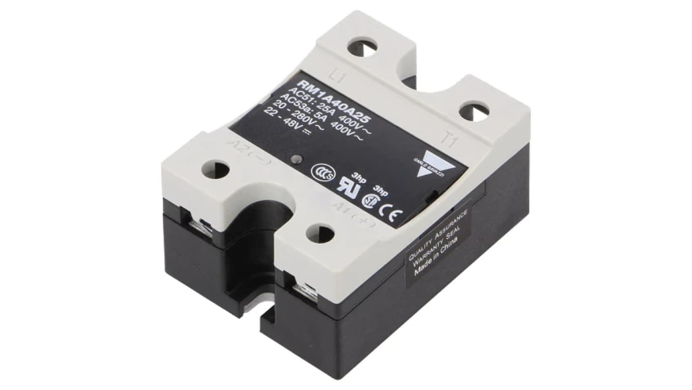 RM1A40A25 Przekaźnik półprzewodnikowy Uster: 20...280VAC,22...48VDC 25A