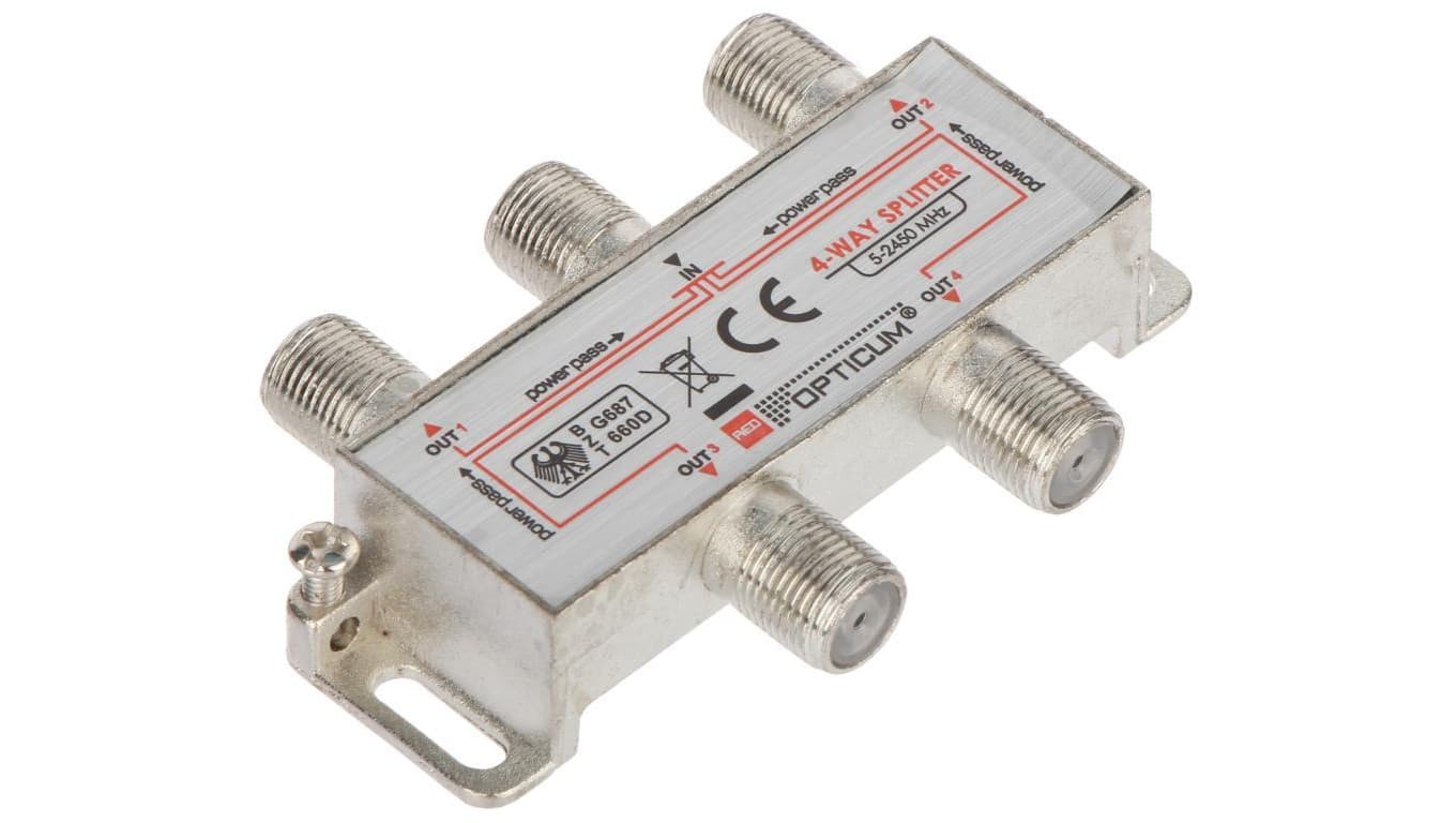 ROZGAŁĘŹNIK RI-4/1F-SAT-OPTI OPTICUM