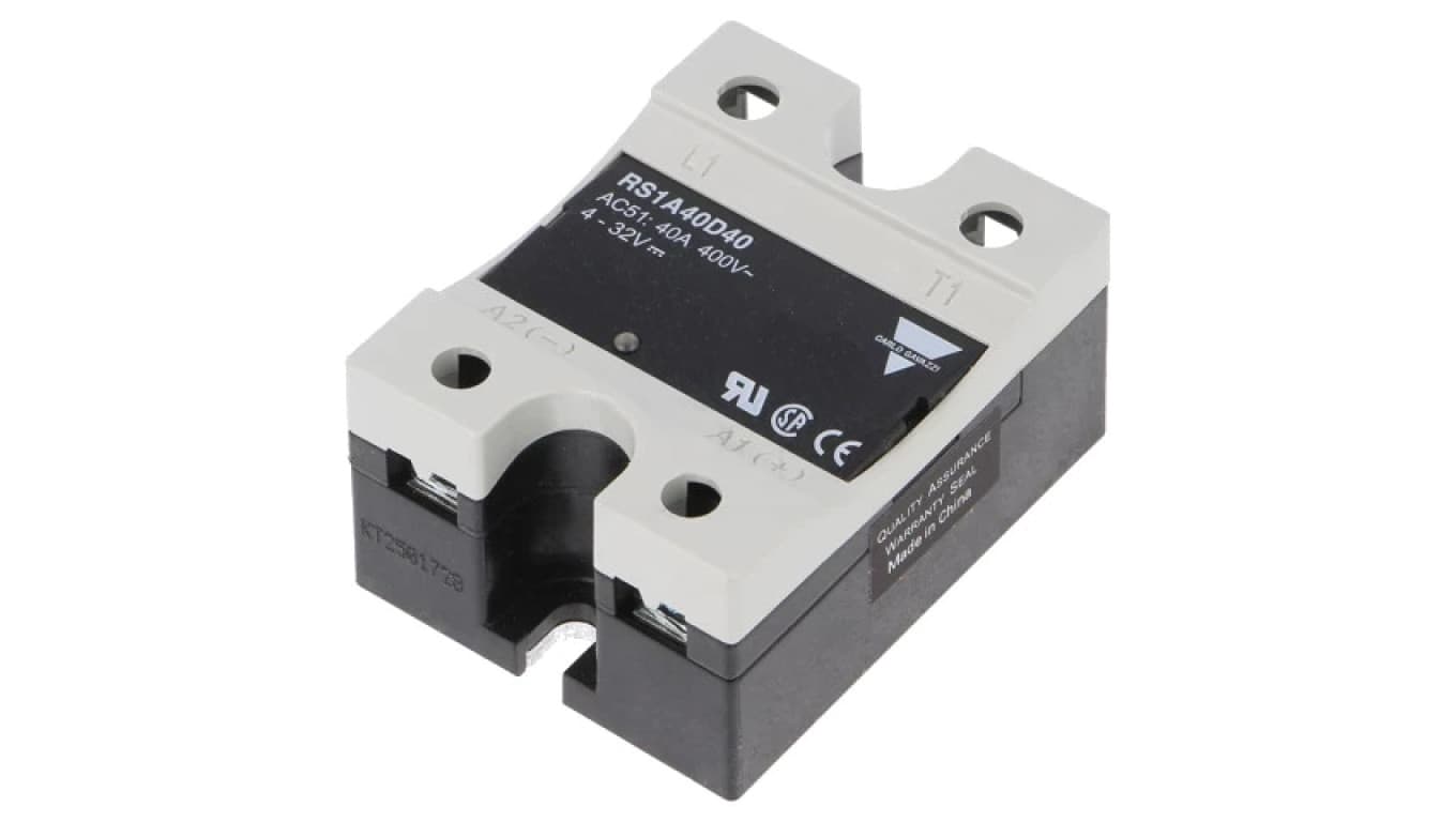 RS1A40D40 Przekaźnik półprzewodnikowy Uster: 4...32VDC 40A 42...440VAC RS1