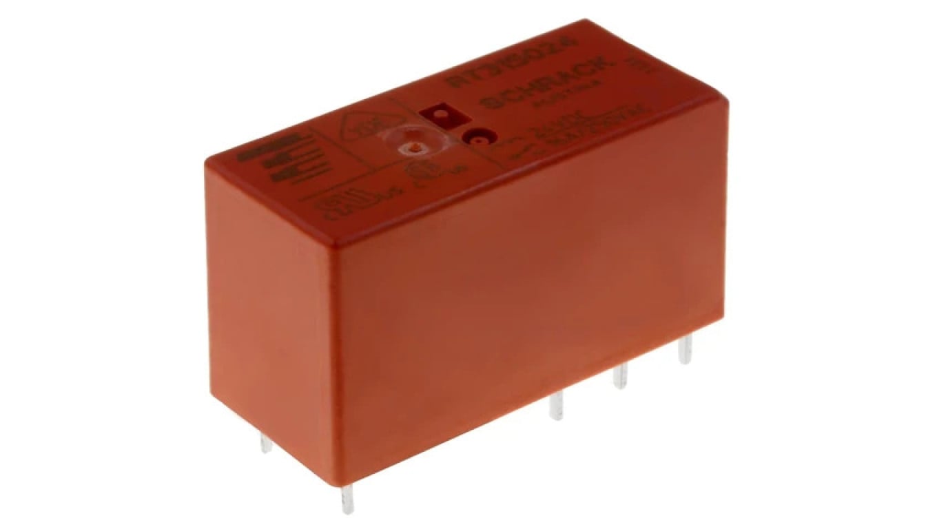 RT315024 Przekaźnik elektromagnetyczny SPDT Ucewki: 24VDC 16A/250VAC
