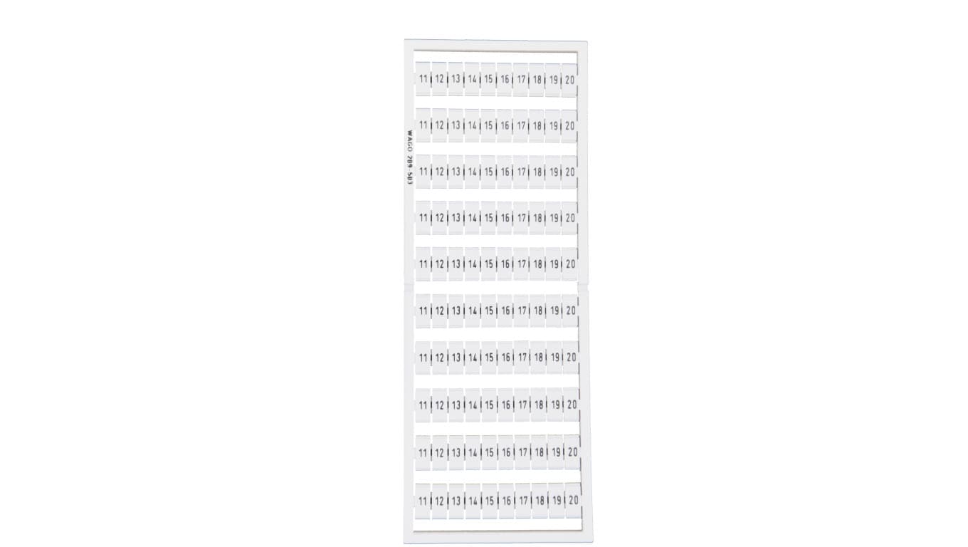 Ramka z oznacznikami 10x 11-20 209-503 /5szt./