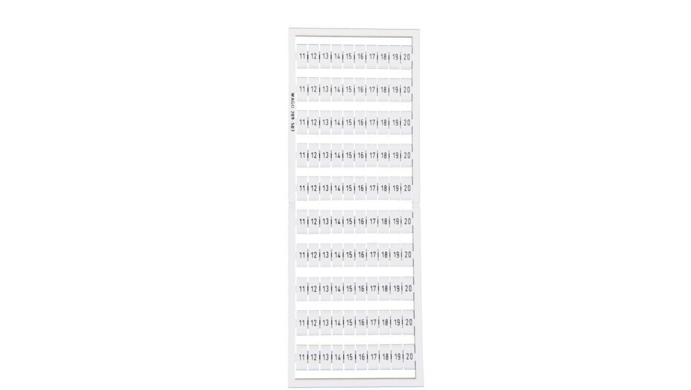 Ramka z oznacznikami 10x 11-20 209-503 /5szt./