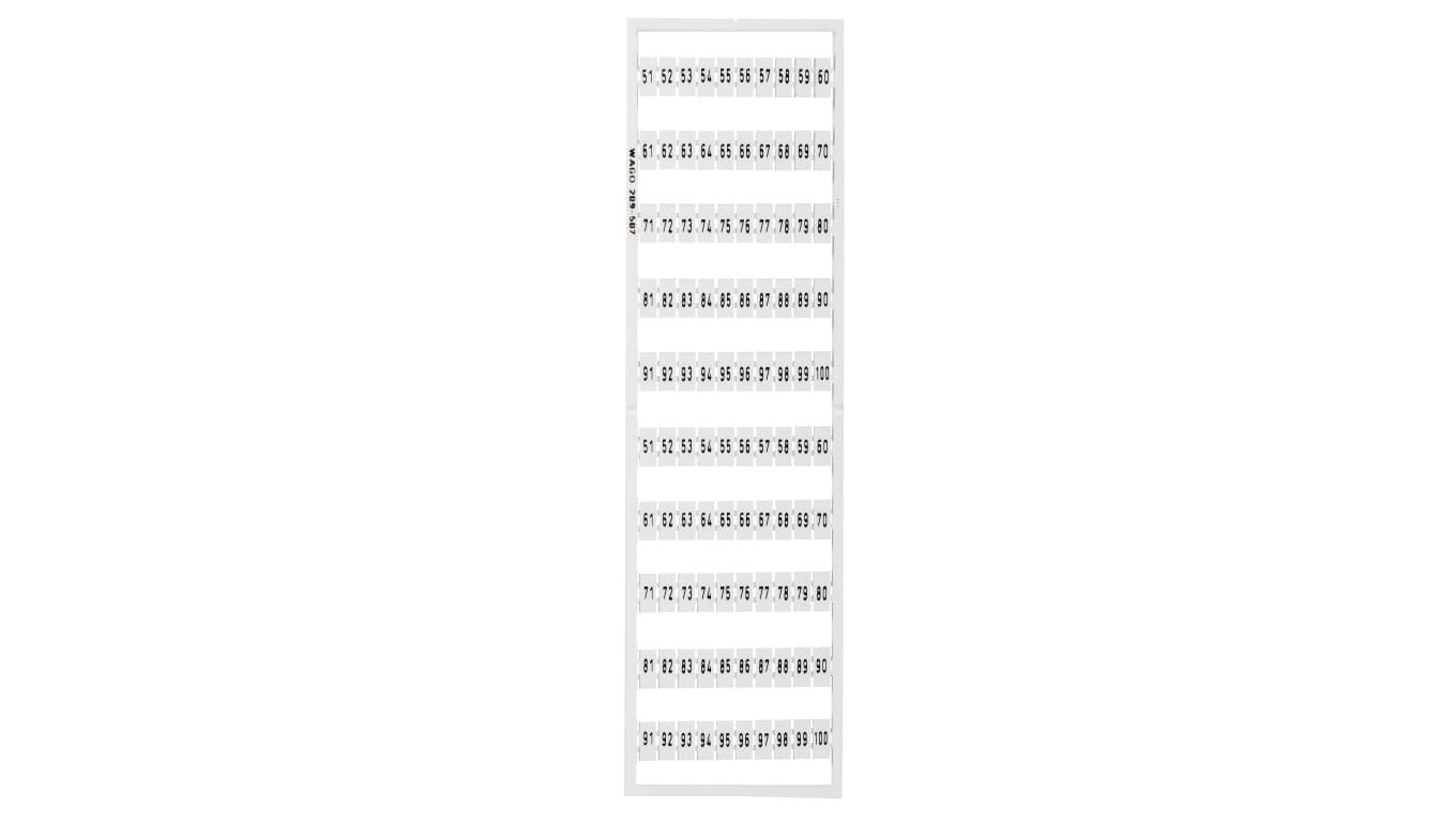 Ramka z oznacznikami 2x 51-100 209-507 /5szt./
