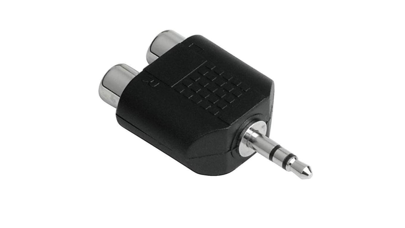 Redukcja wt.Jack 3,5/2gn.RCA stereo