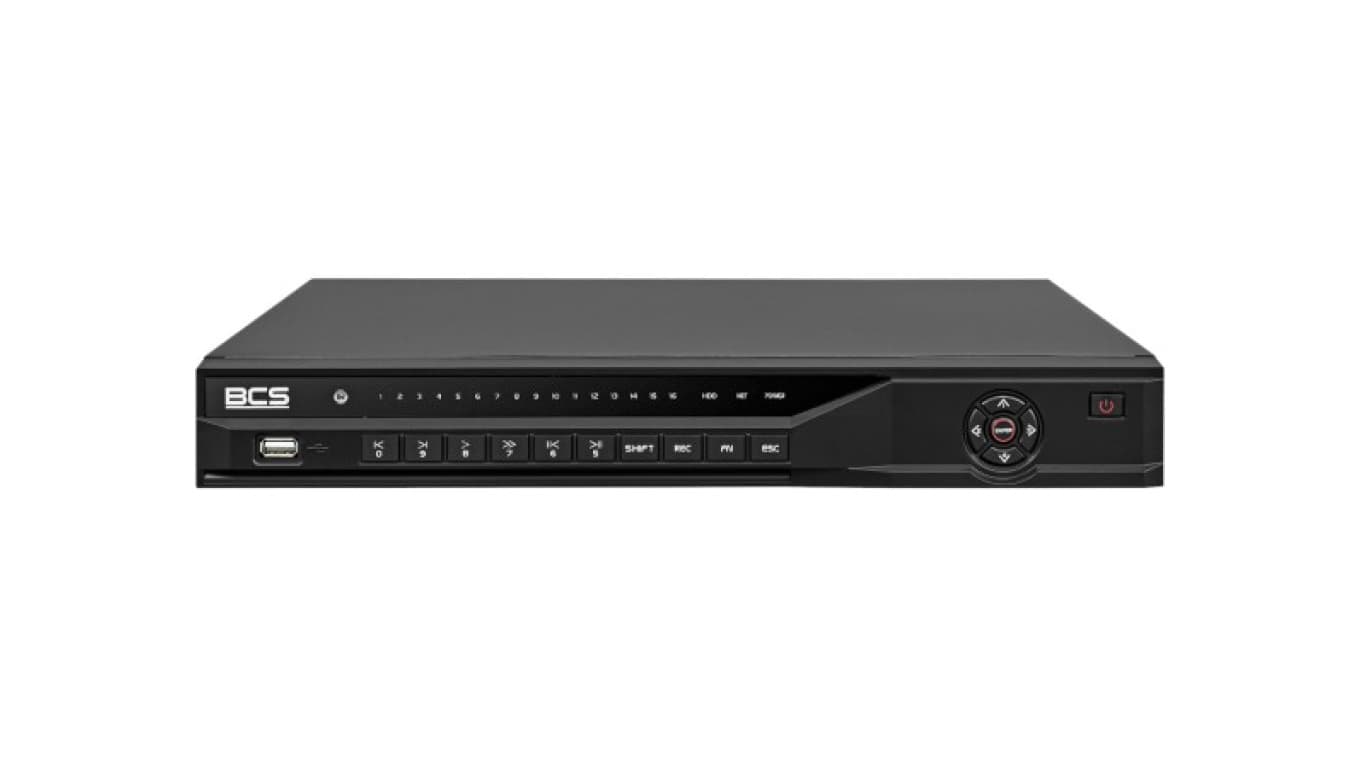 Rejestrator IP PoE 8-kanałowy 12 Mpix BCS-NVR0802-4K-P-III