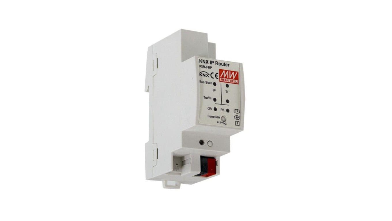 Router IP/TP KNX na szynę DIN, 4 tunele KNX IP/TP KSR-01IP