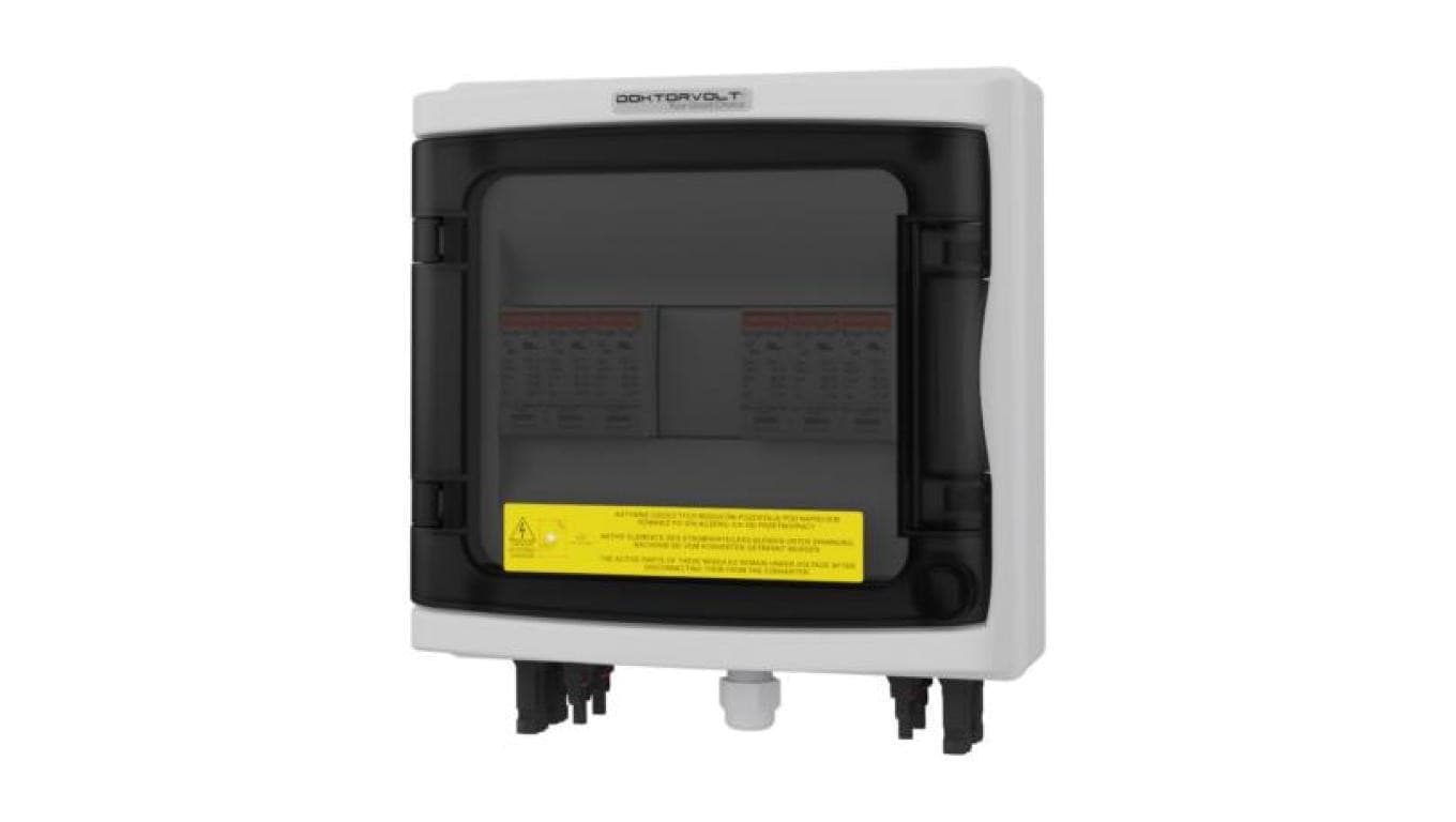 Rozdzielnica PV Fotowoltaiczna Solarna 2-Stringowa DC 1000V T2 Mersen Doktorvolt 4449