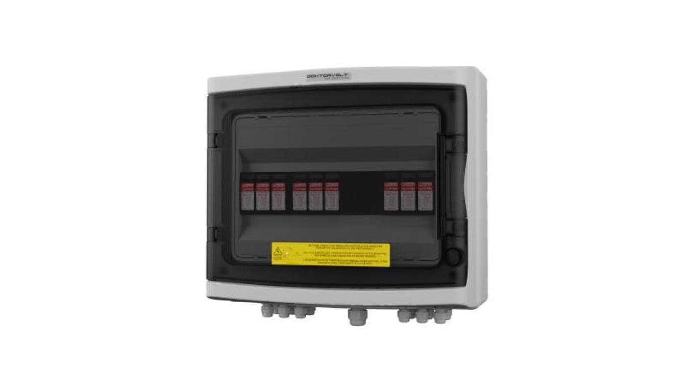 Rozdzielnica PV Fotowoltaiczna Solarna DC 1000V T1 T2 3-stringowa Doktorvolt 2414