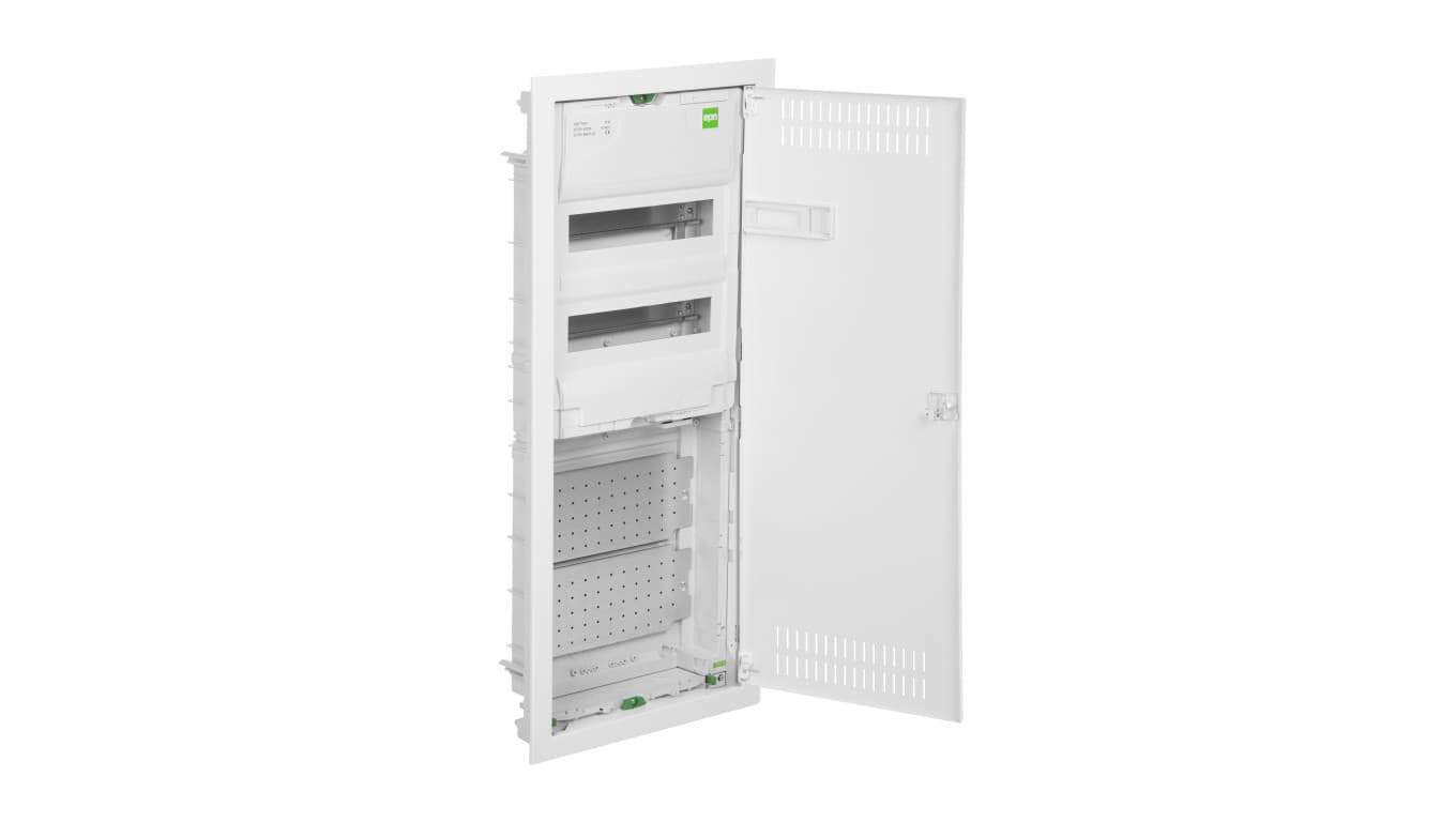 Rozdzielnica modułowa MSF TWIN RP 2x12 (N+PE) + 2x12 podtynkowa multimedialna IK05 IP30 2015-02