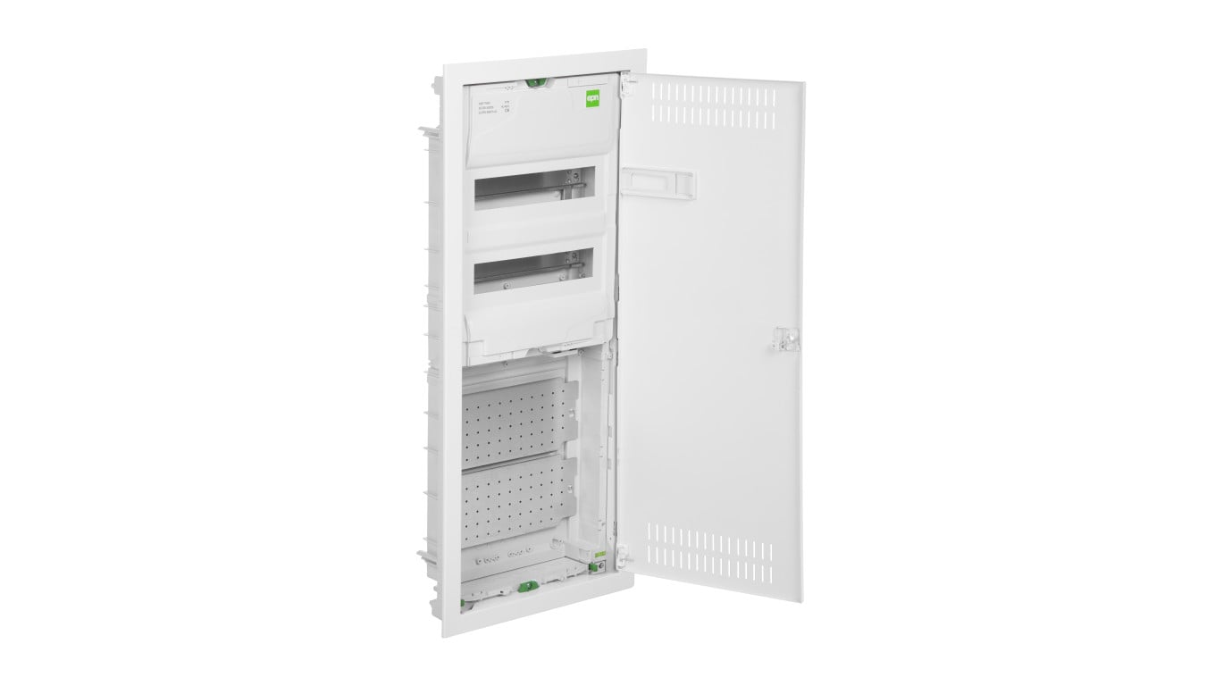 Rozdzielnica modułowa MSF TWIN RP 2x12 (N+PE) + 2x12 podtynkowa multimedialna IK05 IP30 2015-02