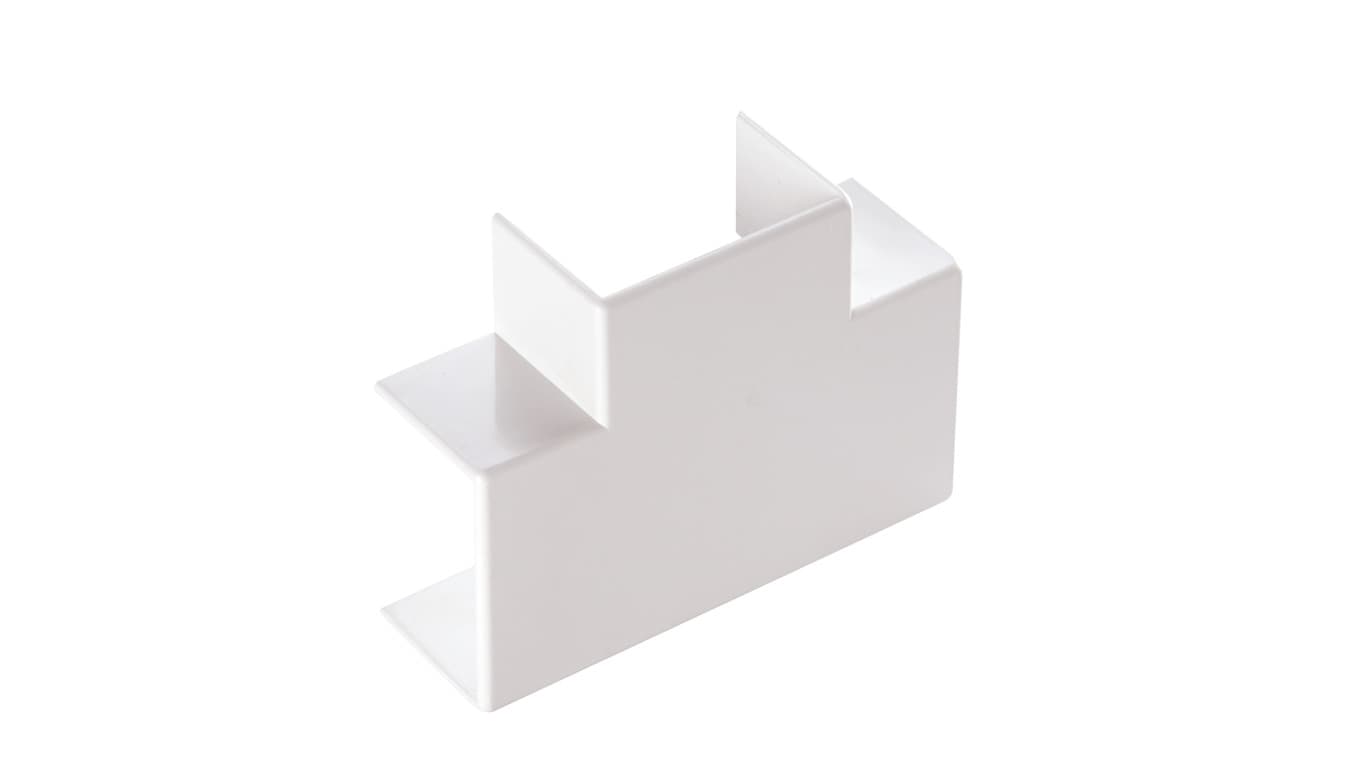 Rozgałęźnik do korytek kablowych typu T 25x17 biały /2szt/ ECT2517B