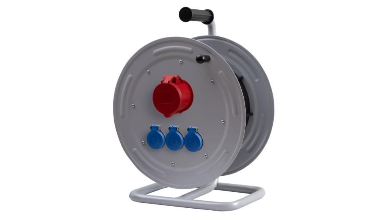 Rozgałęźnik na bębnie metalowym MAKARA-370 16A 5p, 3x230V IP44