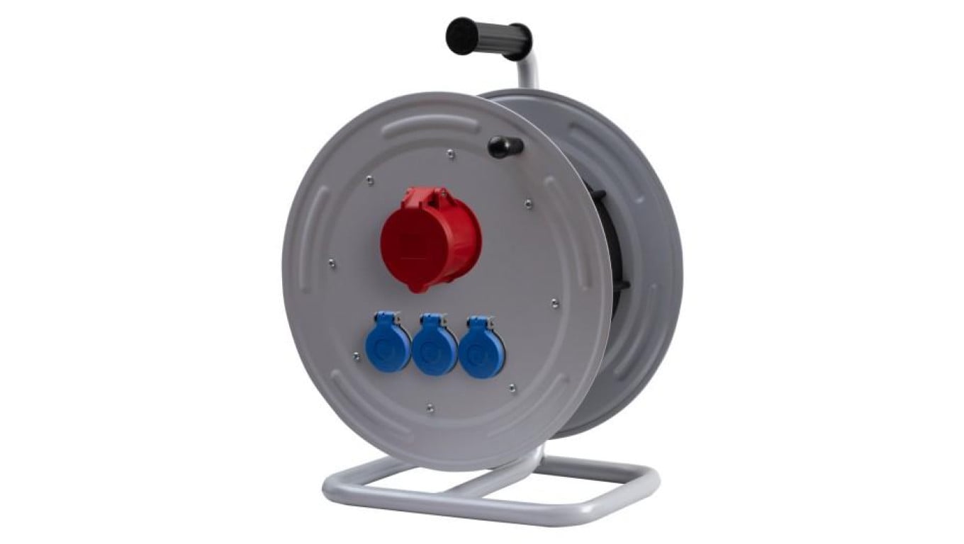 Rozgałęźnik na bębnie metalowym MAKARA-370 16A 5p, 3x230V IP44