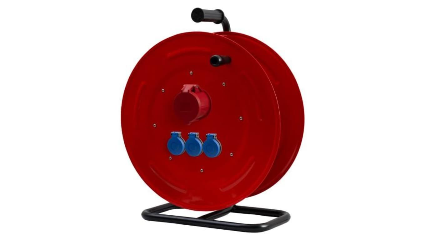Rozgałęźnik na bębnie metalowym MAKARA-460 16A 5p, 3x230V IP44