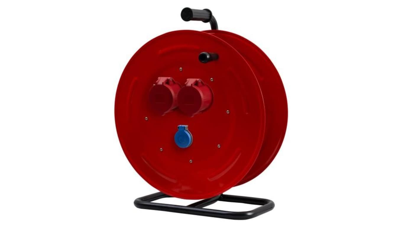 Rozgałęźnik na bębnie metalowym MAKARA-460 2x16A 5p, 230V IP44