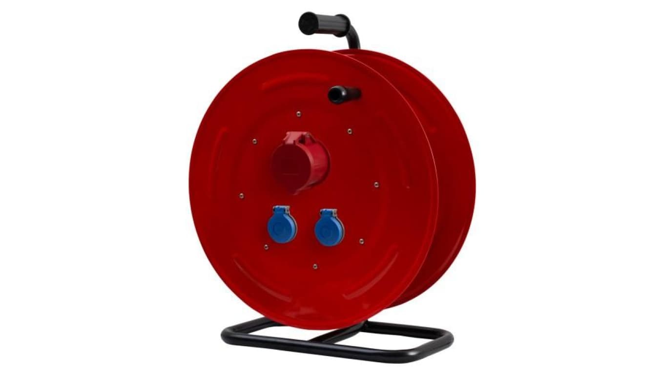 Rozgałęźnik na bębnie metalowym MAKARA-460 32A 5p, 2x230V IP44