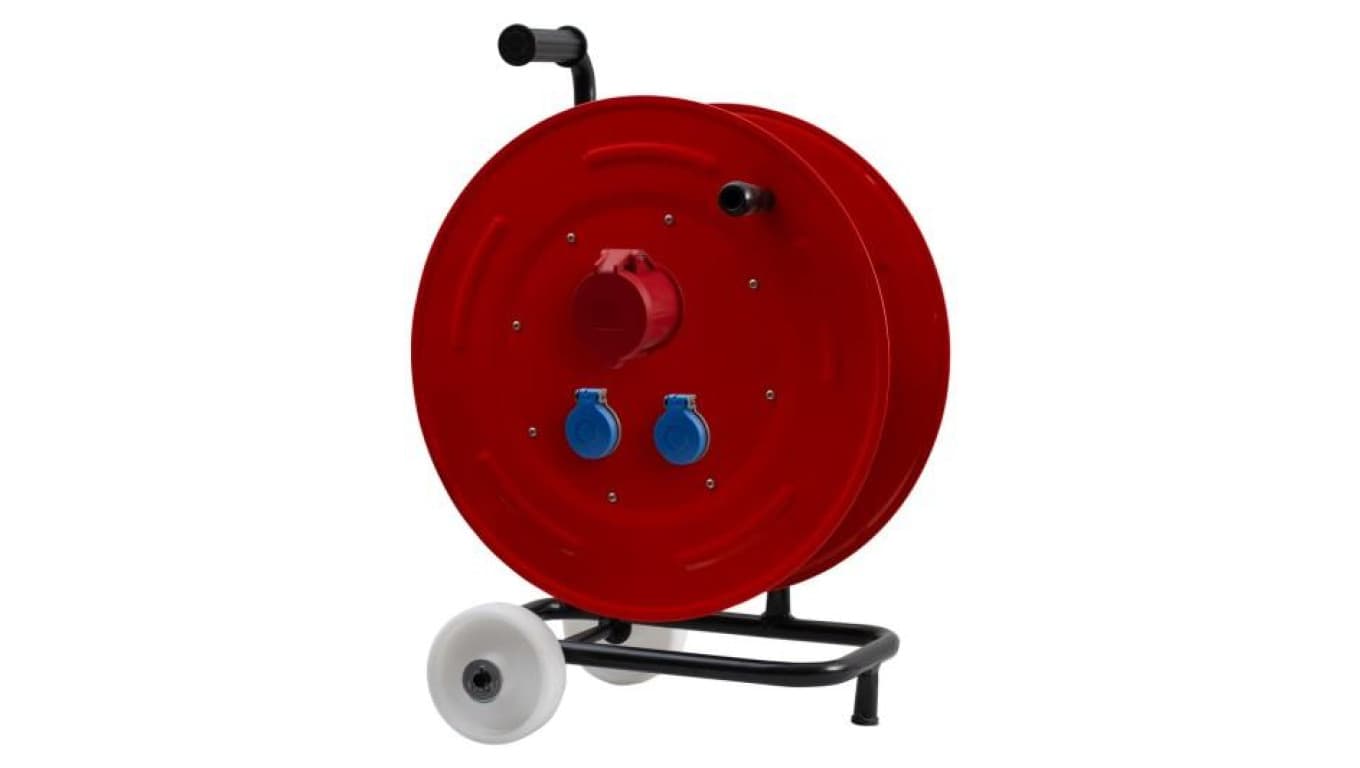 Rozgałęźnik na bębnie metalowym MAKARA-460 NK 16A 5p, 2x230V IP44
