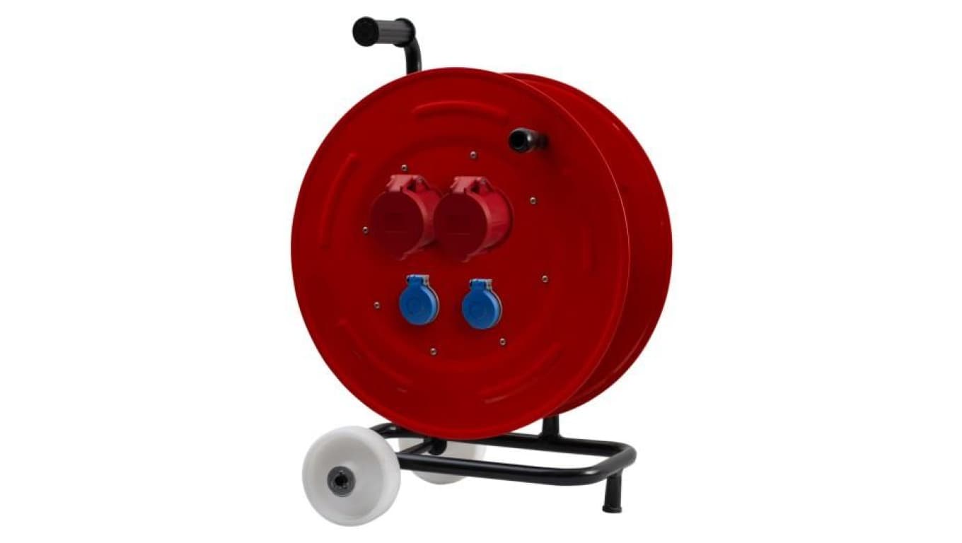 Rozgałęźnik na bębnie metalowym MAKARA-460 NK 2x16A 5p, 2x230V IP44