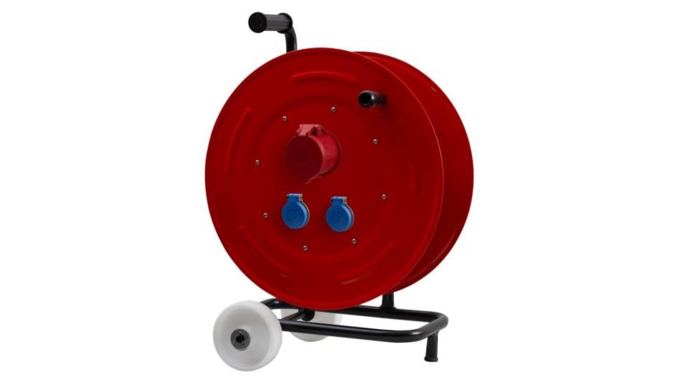 Rozgałęźnik na bębnie metalowym MAKARA-460 NK 32A 5p, 2x230V IP44