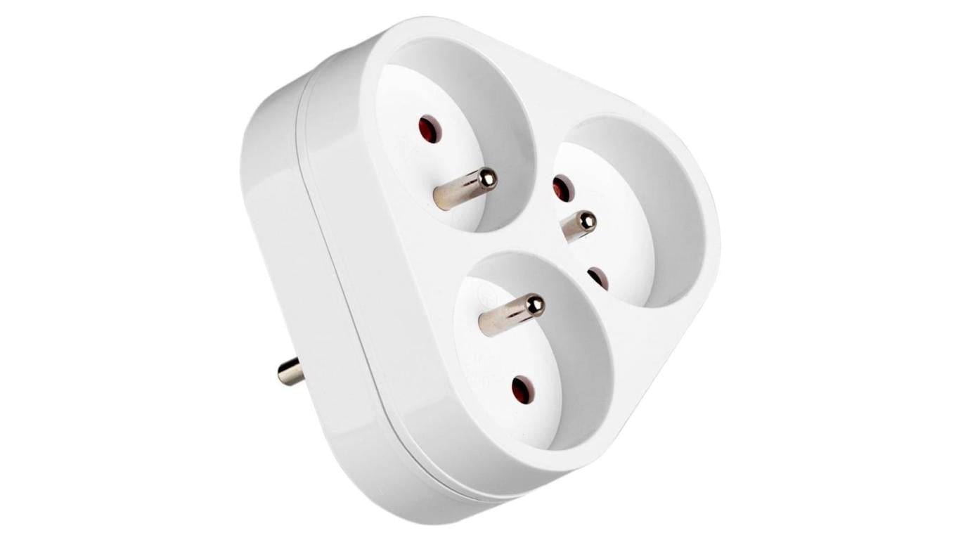 Rozgałęźnik sieciowy 3x 2P+0 3500W 230V VA0133 VAYOX