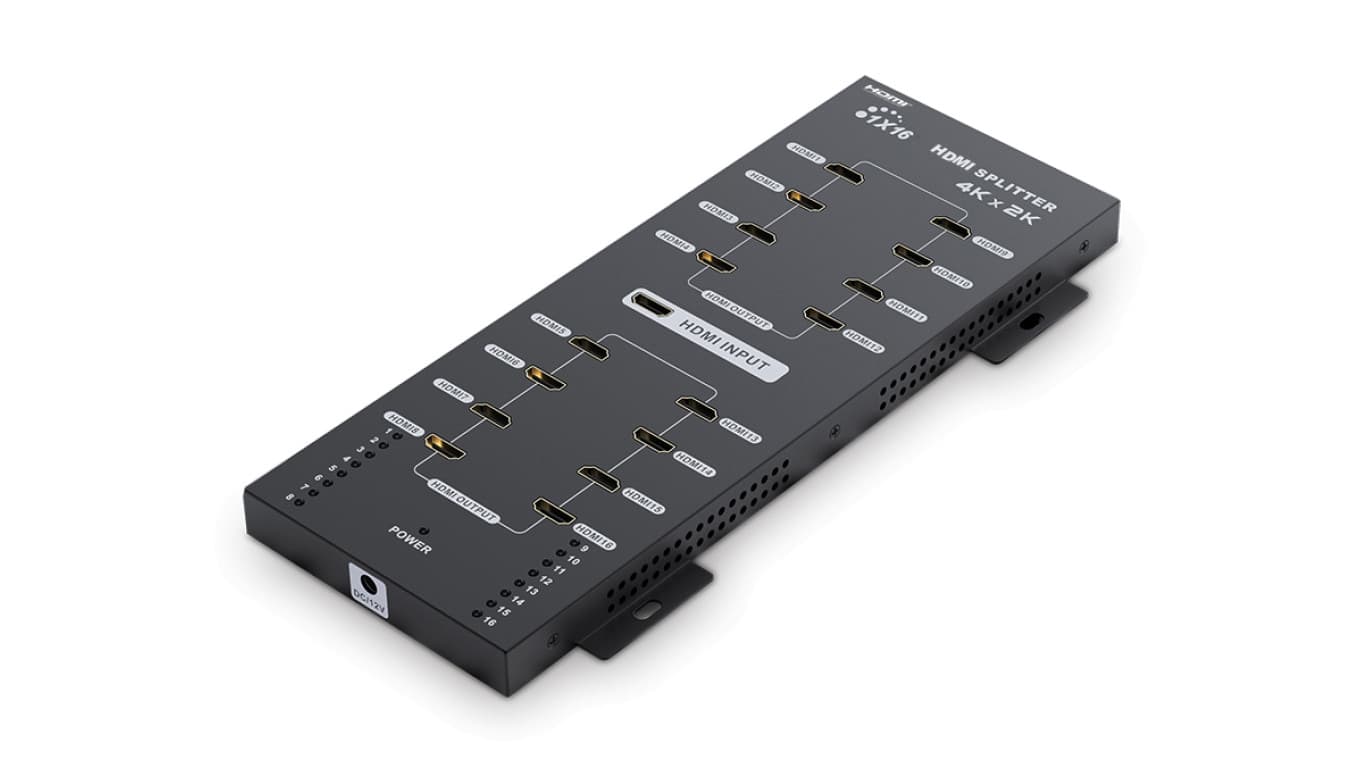 Rozgałęźnik spliter (rozgałęziacz) HDMI 1x16 4Kx2K 1-wejście / 16-wyjść LKV316A