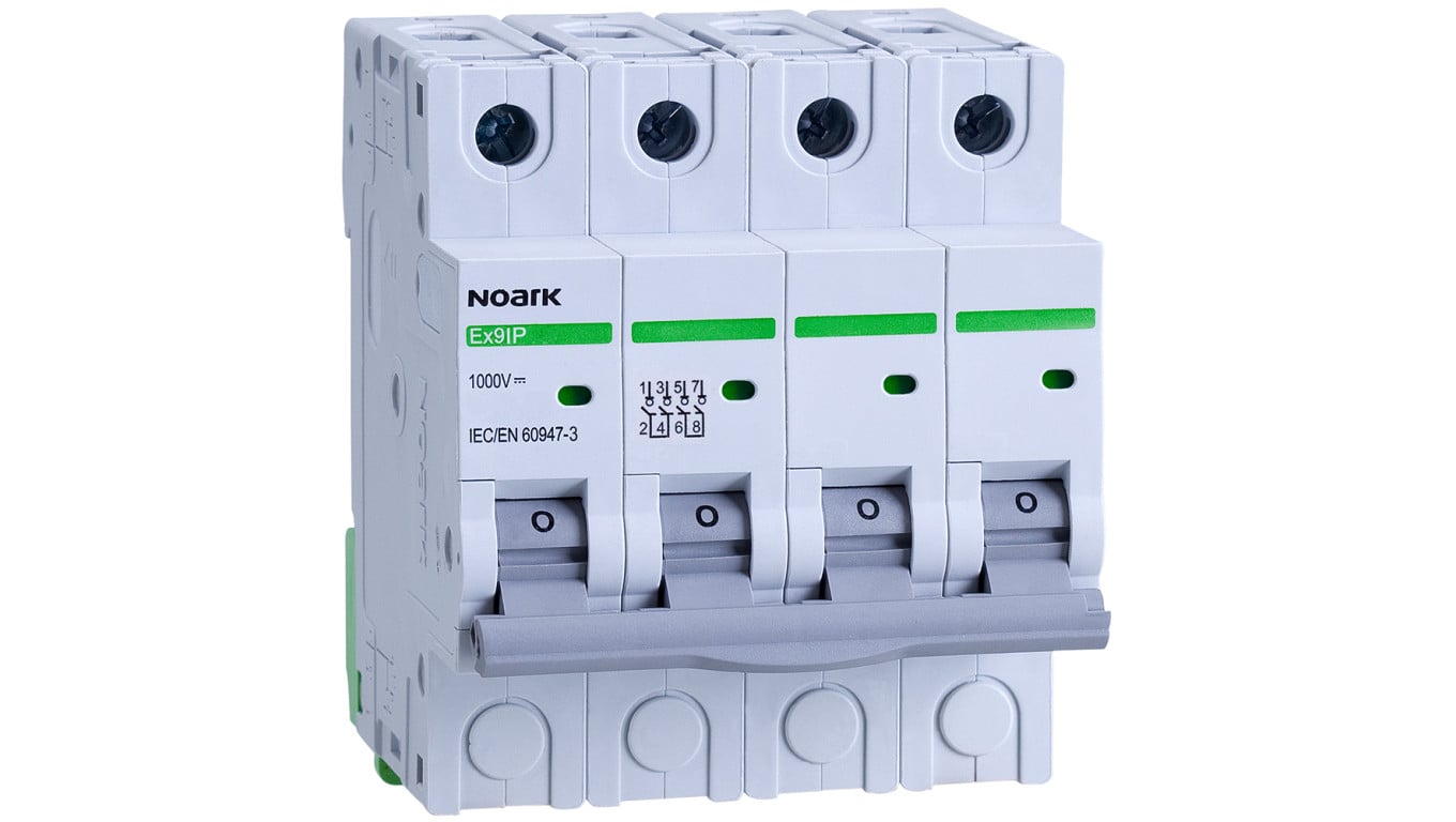 Rozłącznik izolacyjny 63A 4-biegunowy 4P (400V DC) 4-modułowy NOARK