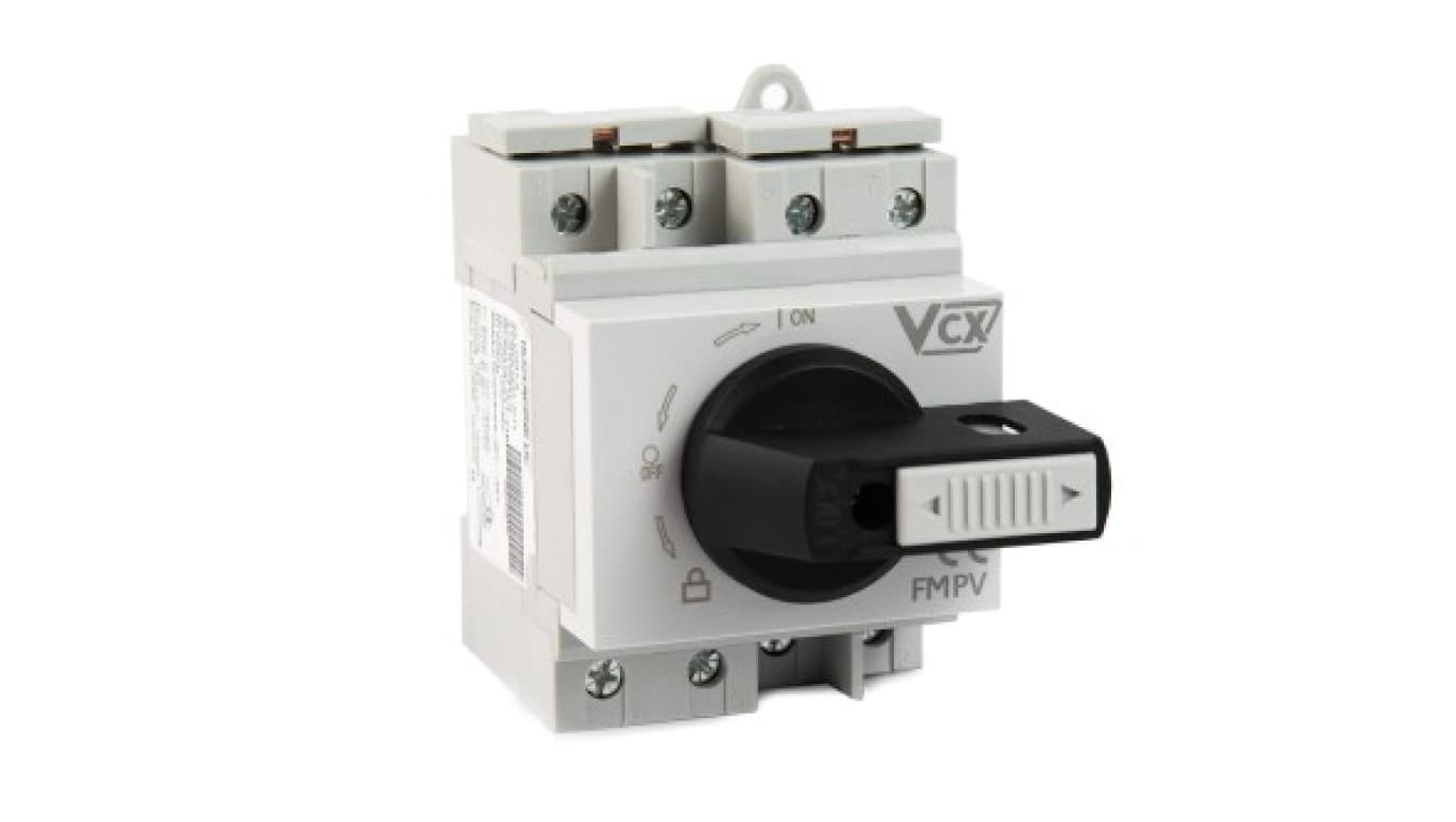 Rozłącznik izolacyjny obrotowy 32A DC 4P 1200V FMPV 1200V DC