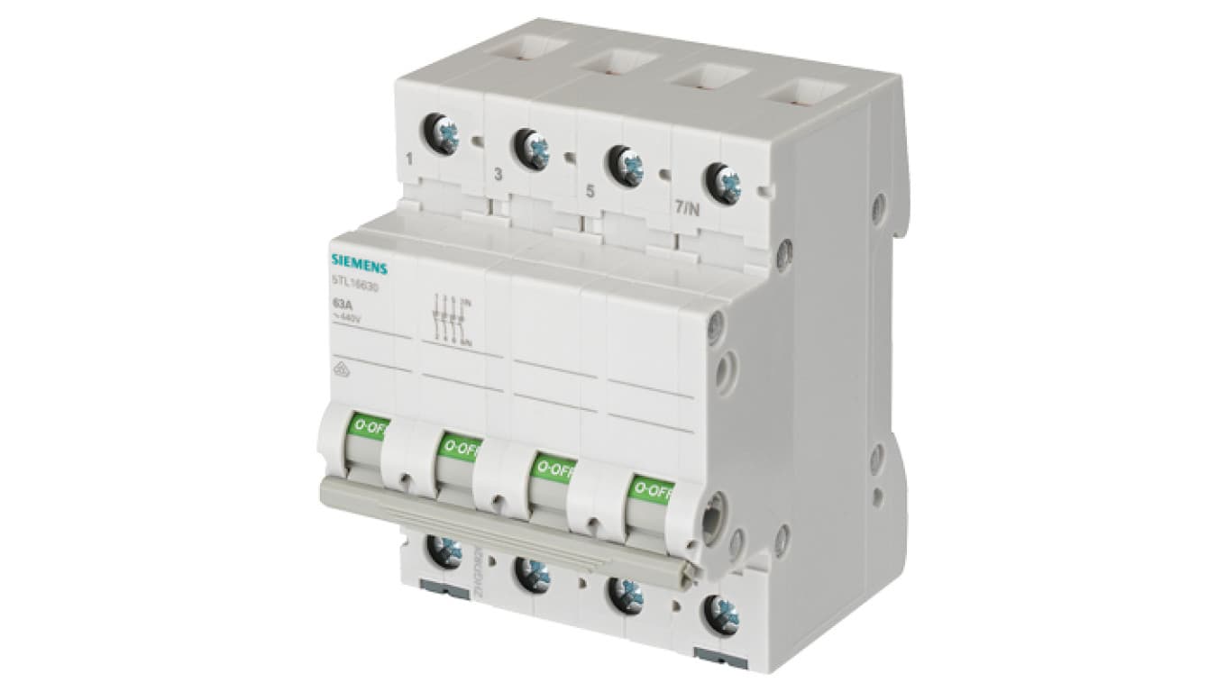 Rozłącznik modułowy 125A 3P+N 400V 5TL1692-0