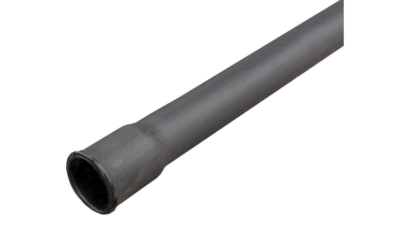 Rura osłonowa gładka kielichowa czarna 32mm UV 32X2.9 /3m/