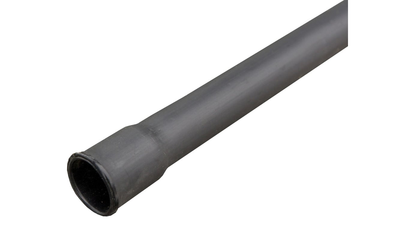 Rura osłonowa gładka kielichowa czarna 32mm UV 32X2.9 /3m/