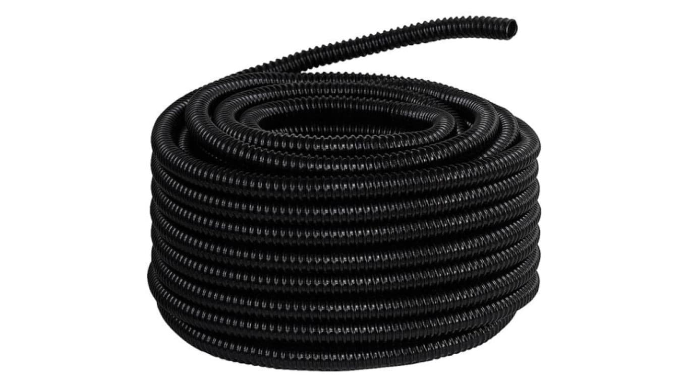 Rura spiralna elastyczna GUS czarna 12mm op. 30mb