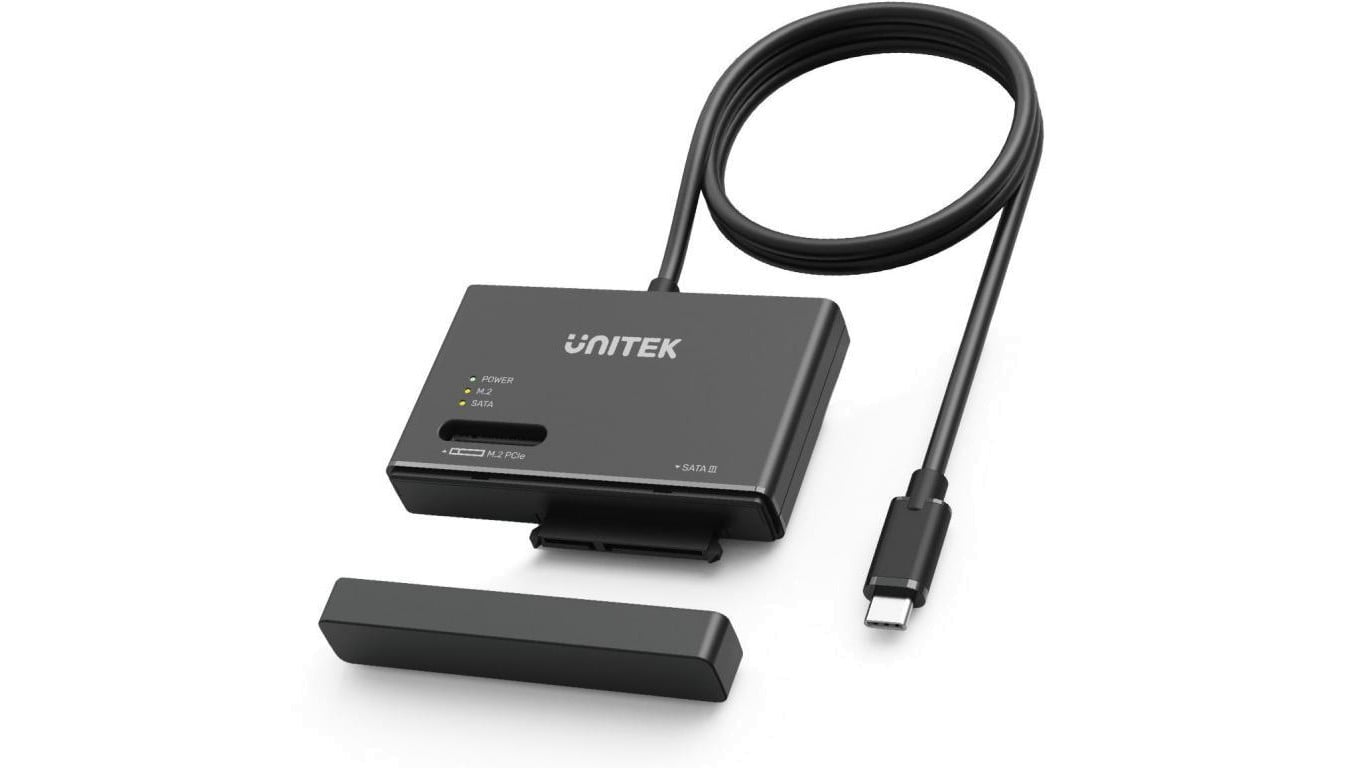 Mostek USB-C na dyski SATA i M.2 MVMe S1232A01-EU Unitek