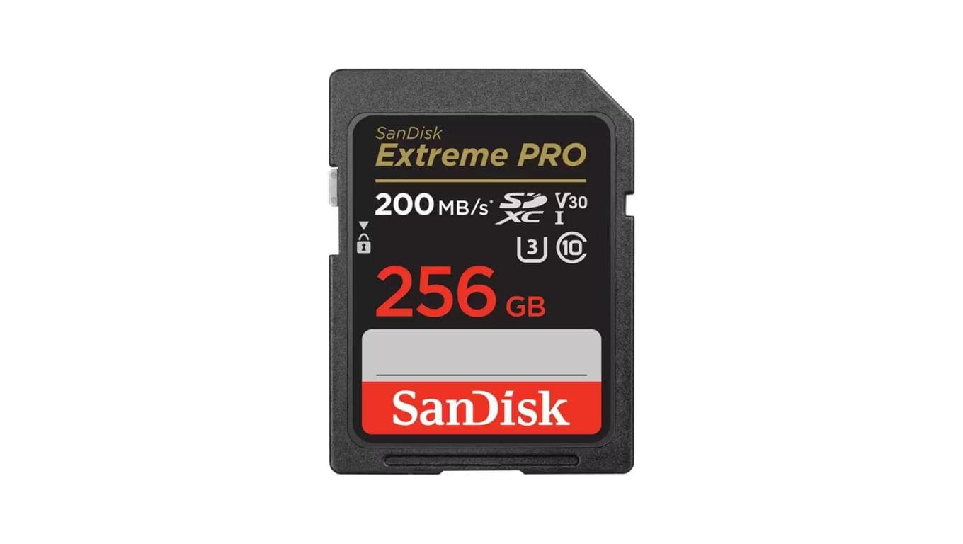 SANDISK EXTREME PRO SDXC 256GB 200/140 MB/s A2