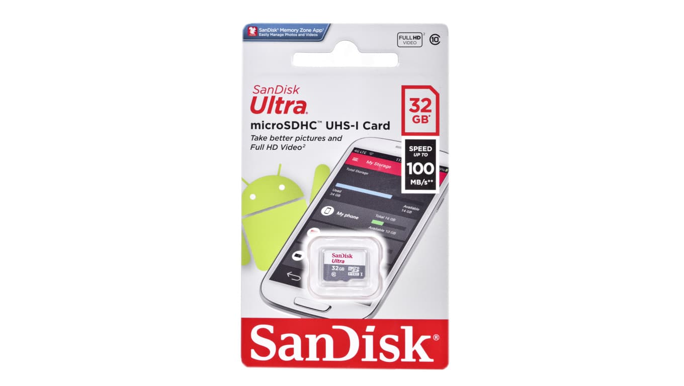SANDISK ULTRA microSDHC 32 GB 100MB/s