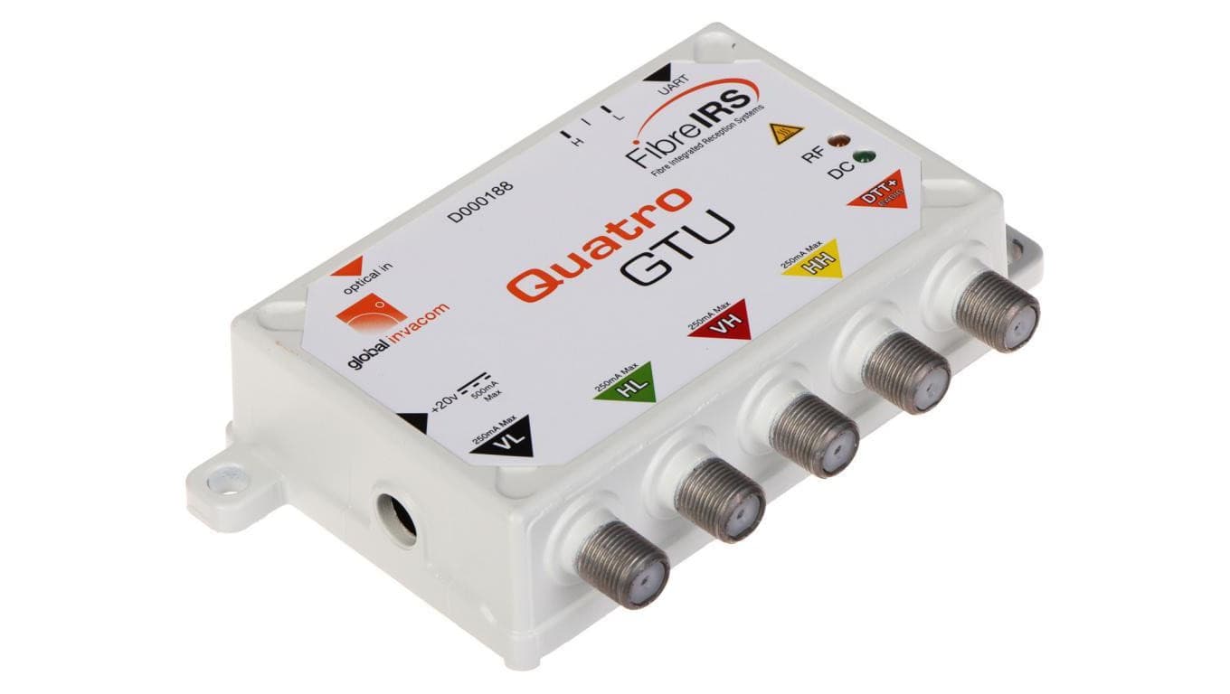 SATELITARNY ODBIORNIK OPTYCZNY GI-FIBRE-IRS-GTU/MKIII QUATRO