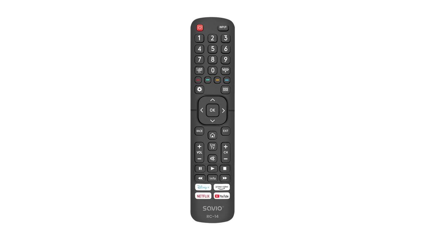 SAVIO Pilot uniwersalny/zamiennik do TV HISENSE - SMART TV RC-14