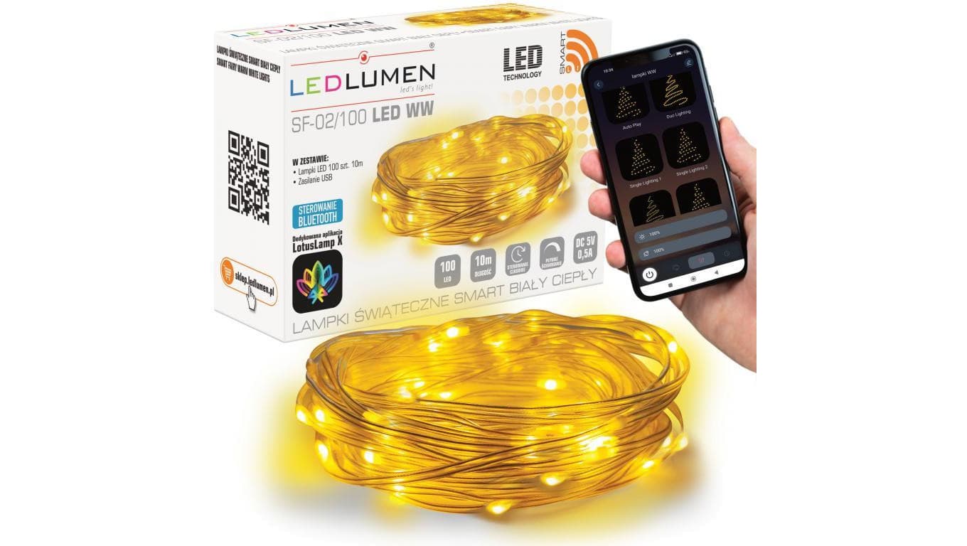 SF-02/100 LED WW 10m USB SMART